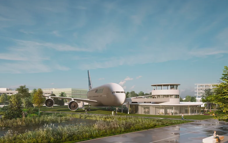 A380 airbus hotel restaurant