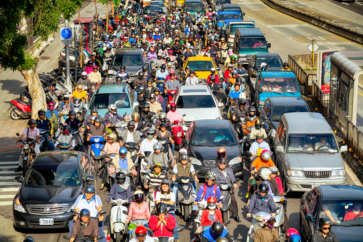 traffic jam taiwan
