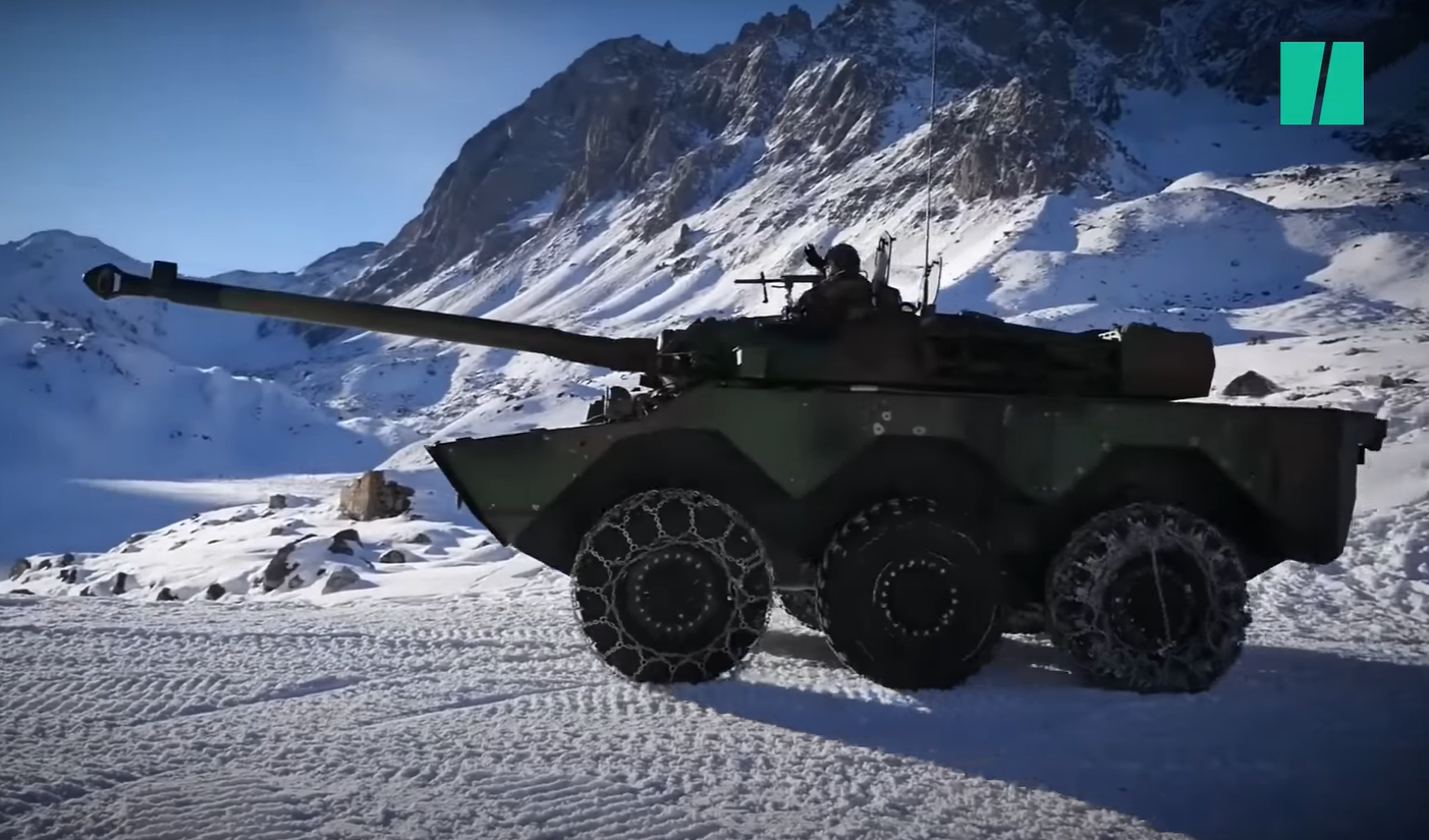 Un char de combat léger