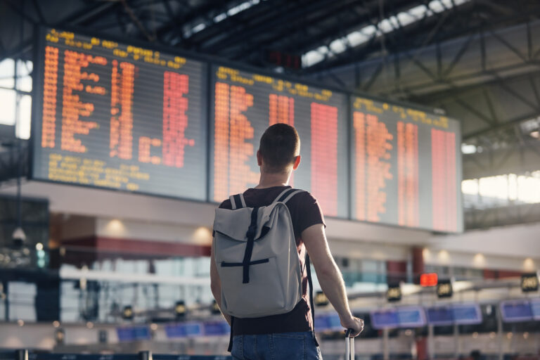 aéroport attente vols retard avion