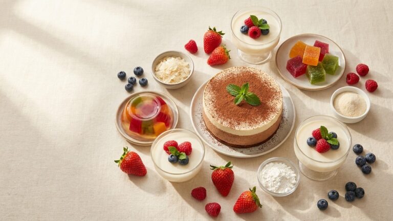 Recettes sans gélatine de porc : desserts et préparations gourmandes