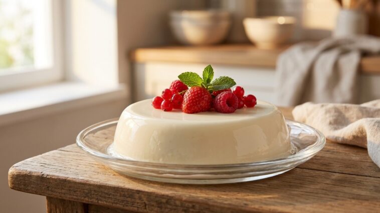 Panna cotta sans gélatine de porc : recette facile à l'agar agar