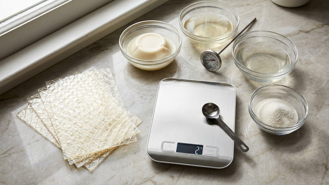 Agar-agar remplace gélatine : le bon dosage pour obtenir la même texture qu'en feuille