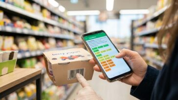 Application mobile scan additif alimentaire : comparatif des 6 meilleures apps en 2024