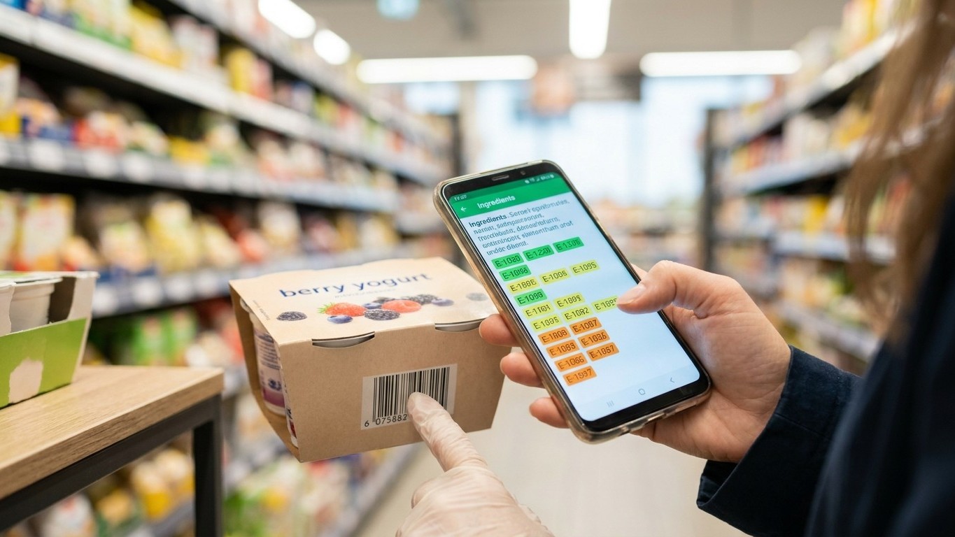 Application mobile scan additif alimentaire : comparatif des 6 meilleures apps en 2024