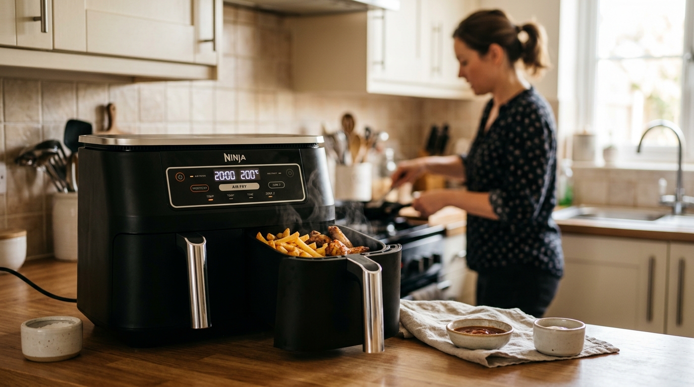 Fini le four allumé pendant une heure : depuis que l’air fryer a pris sa place dans ma cuisine, un détail gâche tout