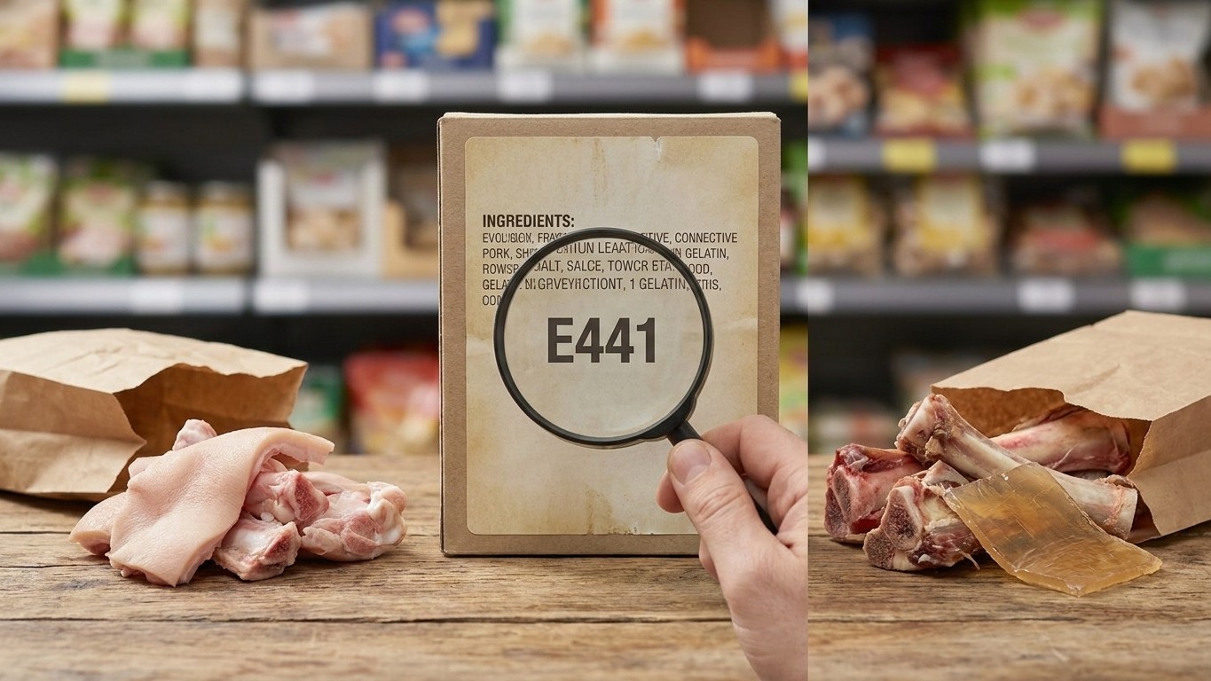 Gélatine de porc ou de boeuf différence : ce que change l'étiquette E441 sur votre assiette