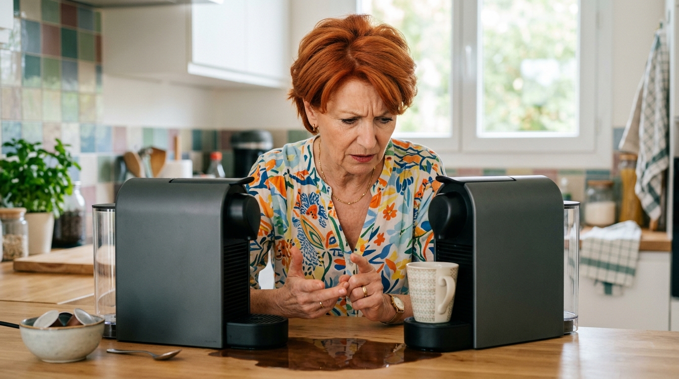 J&rsquo;ai détartré ma cafetière à dosettes comme ma bouilloire : trois mois plus tard, les joints ne tenaient plus