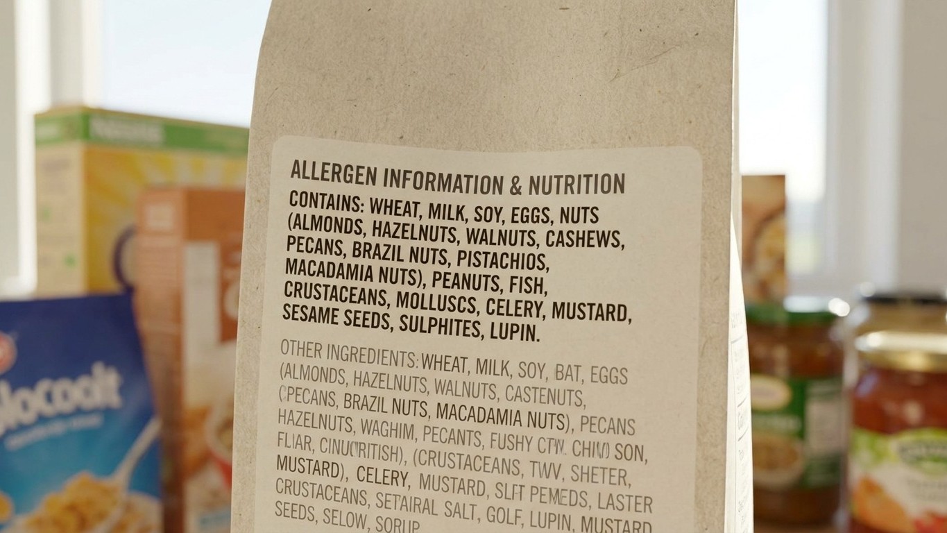 Liste des 14 allergenes obligatoires etiquette : ceux que la loi oblige a signaler en gras