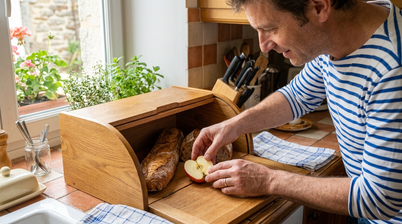 Mon boulanger m&rsquo;a soufflé son truc pour la boîte à pain : depuis, ma miche est encore moelleuse le septième jour