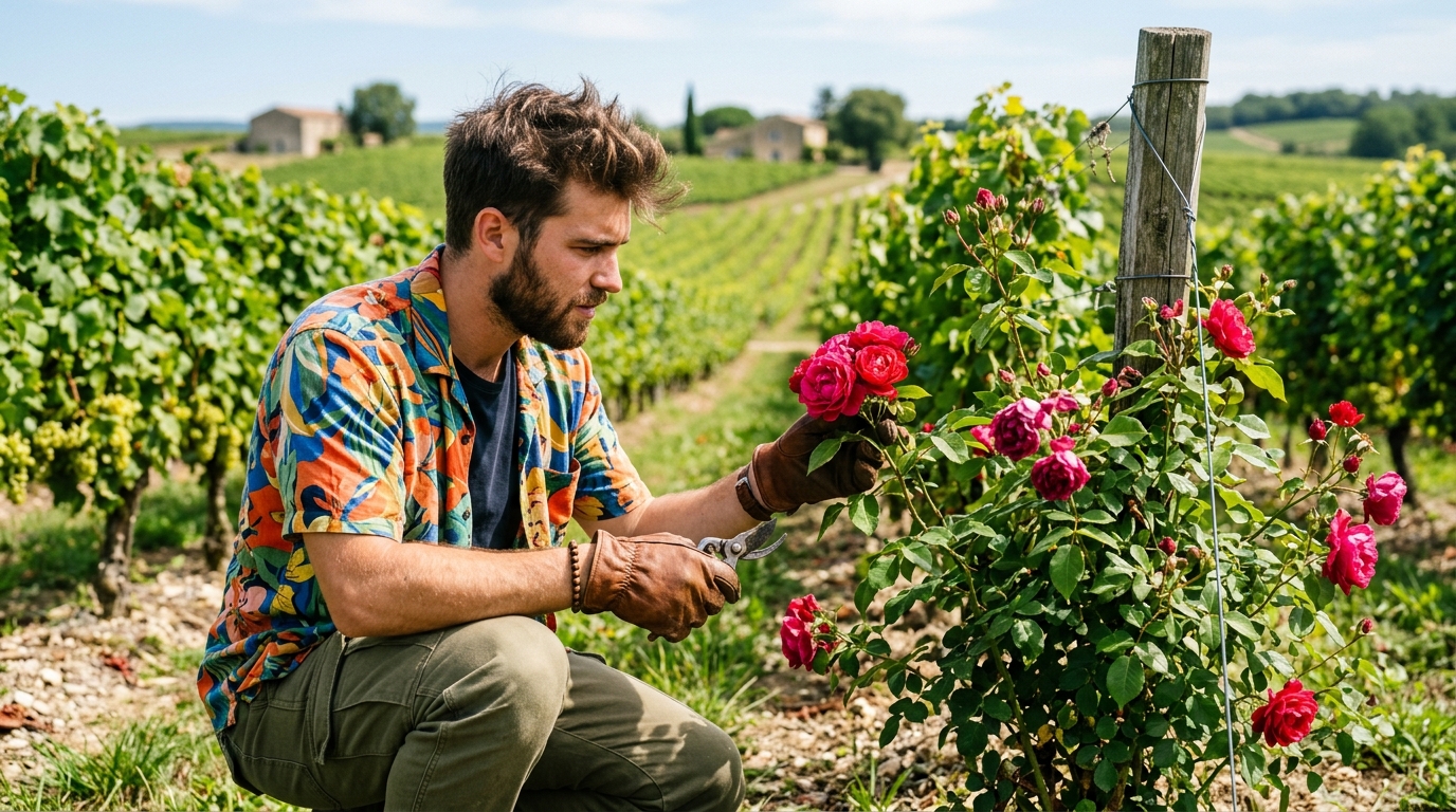Mon grand-père plantait toujours un rosier au bout de ses rangs de vigne : j&rsquo;ai mis vingt ans à comprendre ce qu&rsquo;il surveillait vraiment