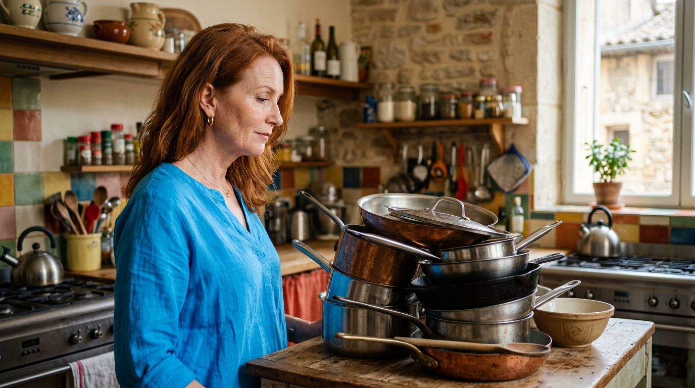Plus personne n’empile ses casseroles en pile bien droite : voici l&rsquo;ordre qui vide la moitié du placard